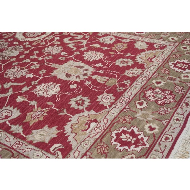 Early 21st Century Sumak Rug 6' X 9' For Sale - Image 5 of 10