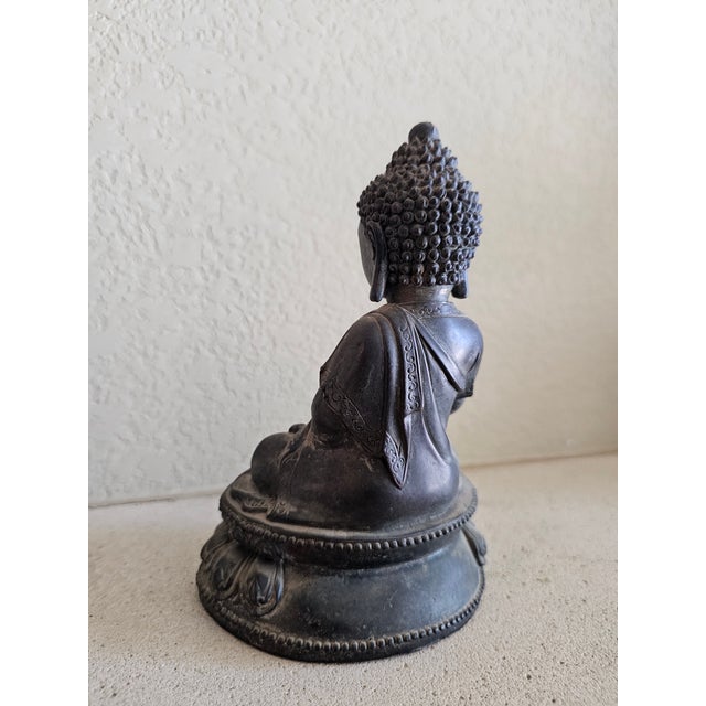 Metal 19th Century Tibetan Green Tara Bronze – Shyama Tara “Swift Liberator” For Sale - Image 7 of 12