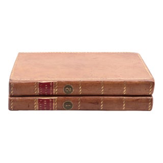 Fine Leather Bindings "An Introduction to the Study of the Prophecies" Two-Volume Set by Richard Hurd, London 1776 For Sale