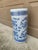 Chinoiserie Vintage Chinoiserie Blue and White Porcelain Umbrella Stand For Sale - Image 3 of 10