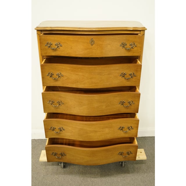 20th century french provincial bassett furniture chest of drawers