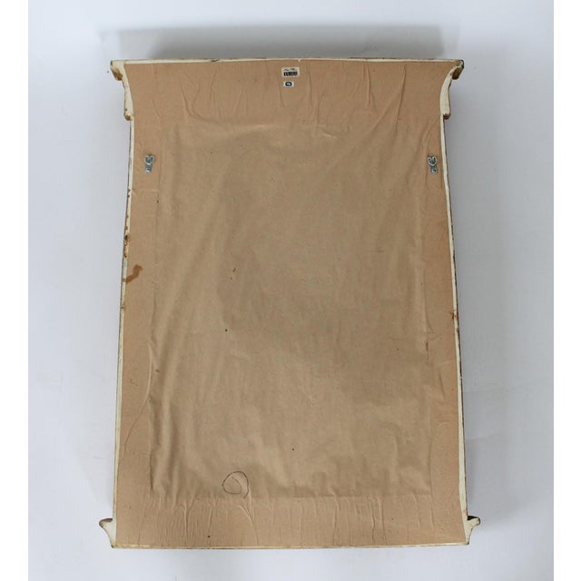 Vintage Neoclassical Empire-Style Rectangular Wall Mirror For Sale - Image 11 of 13