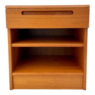 Mid-Century Modern Danish Teak Nightstand by Jesper For Sale