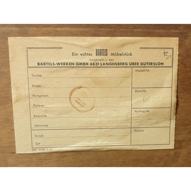 Wood Sideboard from Bartels, 1960s For Sale - Image 7 of 8