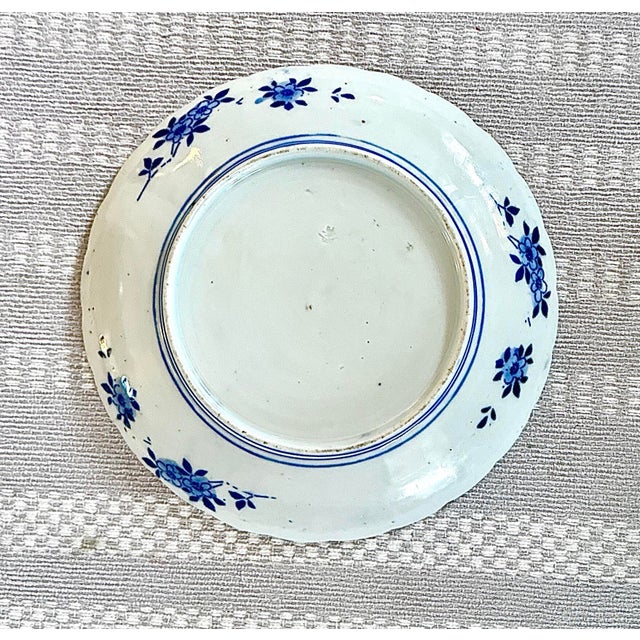 Antique Imari Scalloped Plate For Sale - Image 9 of 9