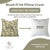 Not Yet Made - Made To Order Fabdivine Handcrafted Block Print Cushion Cover 20x20 Inch Cotton Satin-Rajniganda For Sale - Image 5 of 5