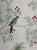 Chinoiserie Hand-Painted Wallpaper Panels, Soft Neutral Background With Tropical Floral & Bird Motifs, Set of 4 For Sale - Image 4 of 4