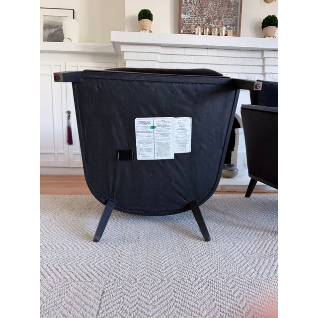 2020s Restoration Hardware French Contemporary Barrelback Chair For Sale - Image 5 of 7