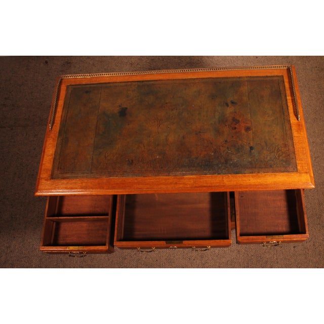 19th Century Oak Drawer Desk For Sale - Image 14 of 15