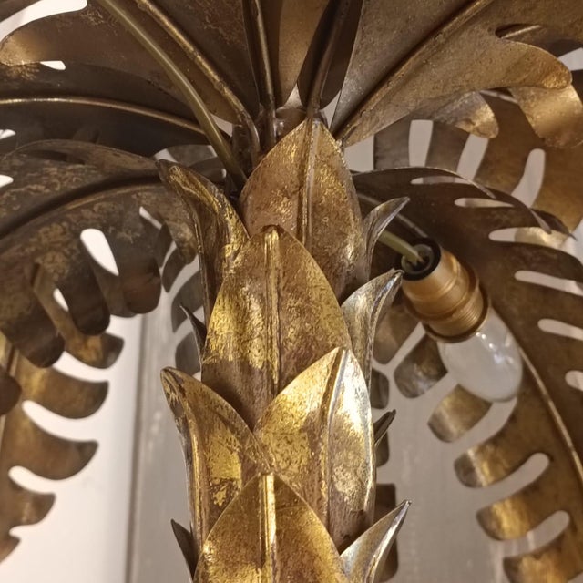 Palm Tree Lamp from Maison Jansen, 1970s For Sale - Image 4 of 5