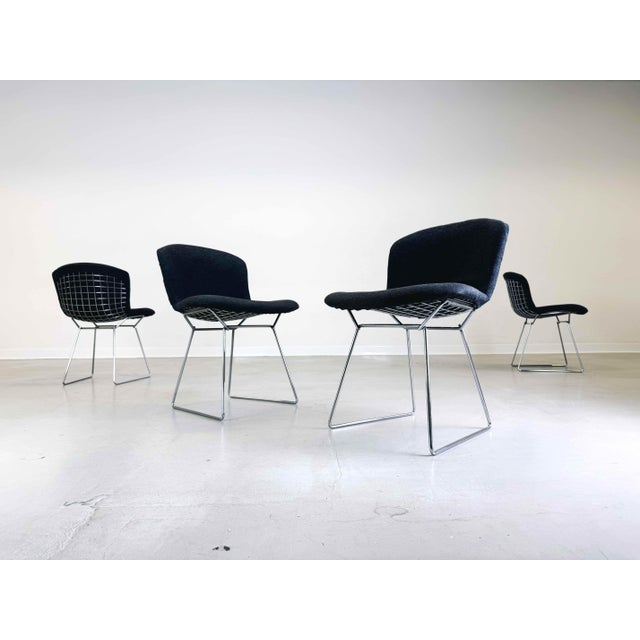 We are offering a beautiful set of two upholstered chairs by Knoll International from the 1980s. Designed by Harry...