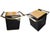 A Pair of 1970s French Hollywood Regency Side Tables, Masterfully Designed by Jean Claude Mahey for the Prestigious Maison Roméo. For Sale - Image 12 of 12
