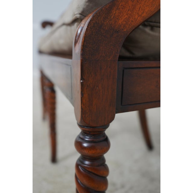 Theodore Alexander Regency Style Cane Back Settee For Sale - Image 9 of 18