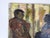 Mid 20th Century Mid 20th Century Impressionist Couple in Conversation Painting For Sale - Image 5 of 8