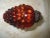 This is a Antique Red Glass 3.5" German Cluster of Grapes Kugel Christmas Ornament and is a beautiful deep red and is in...