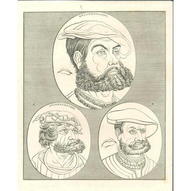 Portrait of Knipperdolling is an original artwork realized by Thomas Holloway for Johann Caspar Lavater's "Essays on...