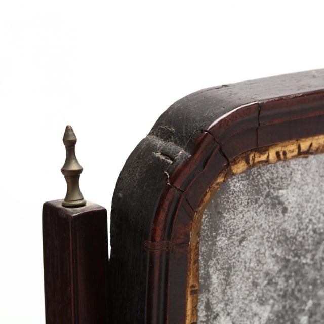 Queen Anne 18th Century English Queen Anne Shaving Mirror For Sale - Image 3 of 5