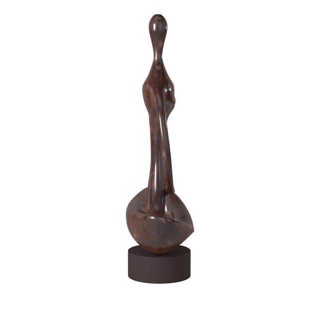 Kenneth Ludwig Chicago Abstract Yoga Silhouette Sculpture For Sale - Image 4 of 9