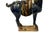 Oriental Ceramic Sancai Dark Blue Brown Beige Fengshui Artistic Horse Figure For Sale - Image 9 of 11