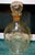 Mid-20th Century American Blown Glass Flasks Decanter Bottles Friendship Horn of Plenty Blue Amber - Set of 3 For Sale In Miami - Image 6 of 18