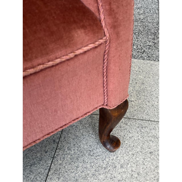 1930s Danish Deco Barrel Club Chairs - A Pair For Sale - Image 14 of 16