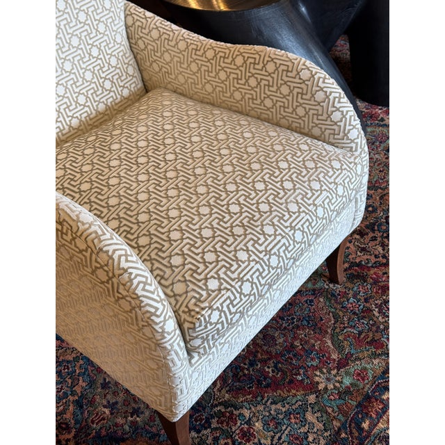 2010s Ann Lowengart Custom Slope Arm Chair For Sale - Image 5 of 12