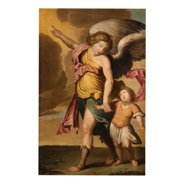 Alonso Cano, The Guardian Angel, 1650, Oil on Canvas For Sale