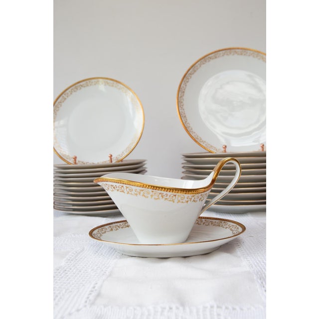 Vintage Swedish Dinner Service from Hackefors, Set of 24 For Sale - Image 5 of 8