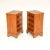 Antique Georgian Yew Wood Bedside Chests, 1950s, Set of 2 For Sale - Image 3 of 10