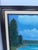 Wood Signed Original 1992 Oil Landscape Painting by J. Brown in Original Wood Frame For Sale - Image 7 of 12