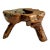 Vintage Olive Root Pedestal Riser For Sale
