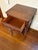 Wood Vintage Wood Bedroom Set Grape Clusters: Full Size Double Bed Frame Matching Side Table & Chest of Drawers For Sale - Image 7 of 17