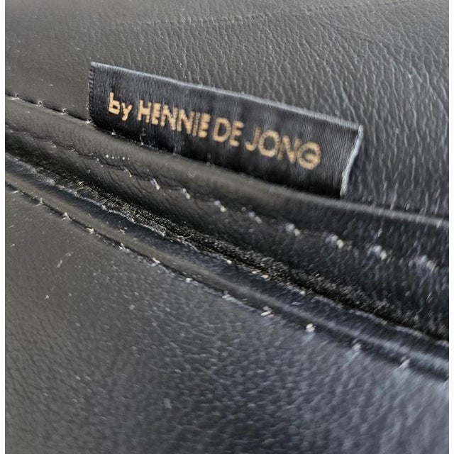 Leather Dining Chairs by Hennie de Jong, 1990s, Set of 6 For Sale - Image 16 of 17