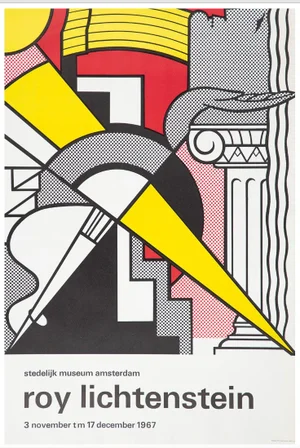 Stedelijk Museum Amsterdam Exhibition Poster by Roy Lichtenstein, 1967