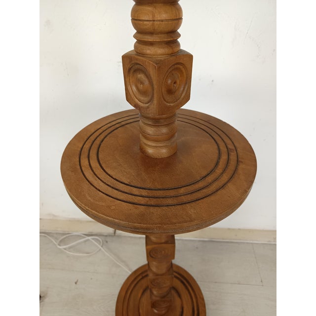 Brutalist Floor Lamp by Charles Dudouyt, 1950s For Sale - Image 9 of 10