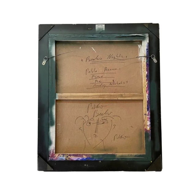 Abstract Rare, “Berlin Nights”, Peter Keil, 1990s For Sale - Image 3 of 4