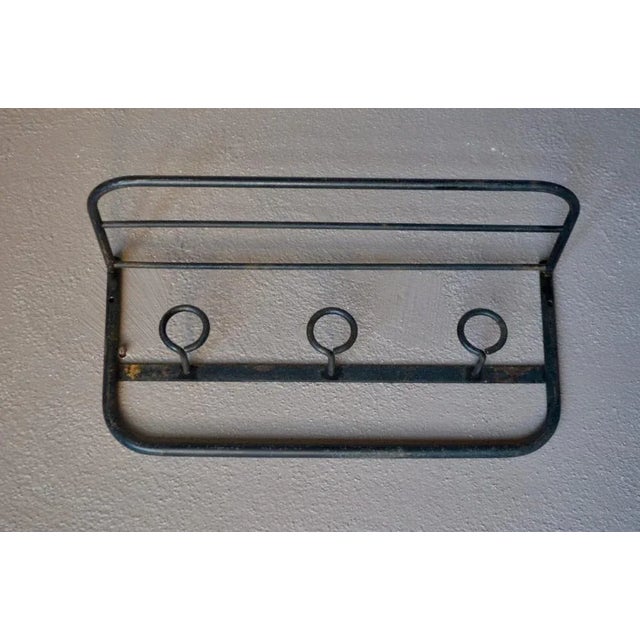 Mid-Century Modern Modernist French Wall Coats Rack, 1950s For Sale - Image 3 of 9