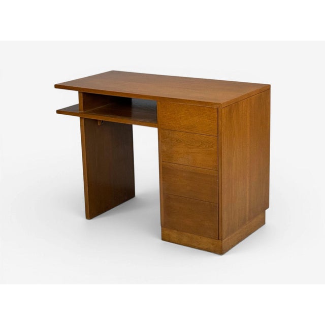 t.h. Robsjohn-Gibbings, Writing Desk, Walnut, Usa, 1960s For Sale - Image 11 of 12