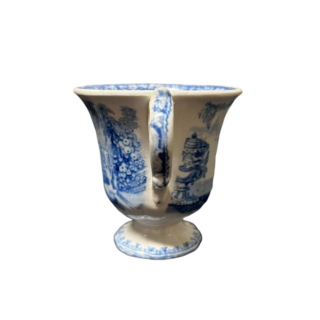 Blue Mid 19th Century Staffordshire Punch or Custard Cups- Set of 4 For Sale - Image 8 of 11