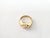 Presdiential Style Diamond Ring .38cttw 14k Yellow Gold, Size 8 For Sale - Image 4 of 5