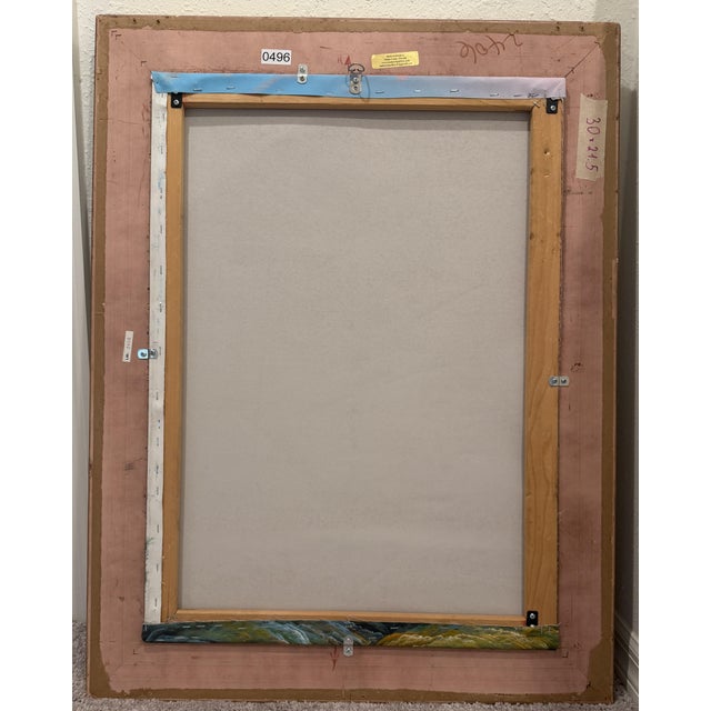 Late 20th Century Original Oil Painting Tall Ship at Sea by J. Harvey Framed Maritime Seascape For Sale - Image 4 of 9