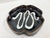 Japanese Vintage Japanese Glazed Pottery Sweets Tray For Sale - Image 3 of 9
