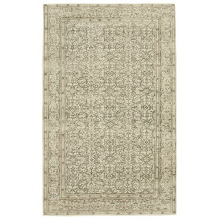 Vintage Turkish Hand-Knotted Rug For Sale