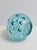 Large Blown Glass Controlled Bubble Paperweight in Aqua For Sale - Image 4 of 9