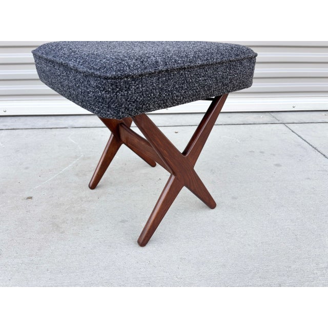 Mid Century Walnut Recliner Lounge Chair & Ottoman by Alf Svensson for Dux For Sale - Image 15 of 15