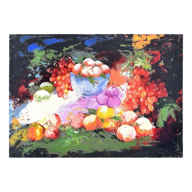 Gianni Testa, Still Life, Original Screen Print, 1980s For Sale