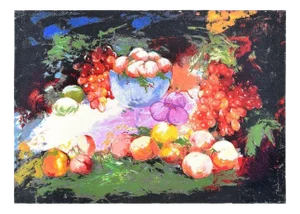 Gianni Testa, Still Life, Original Screen Print, 1980s