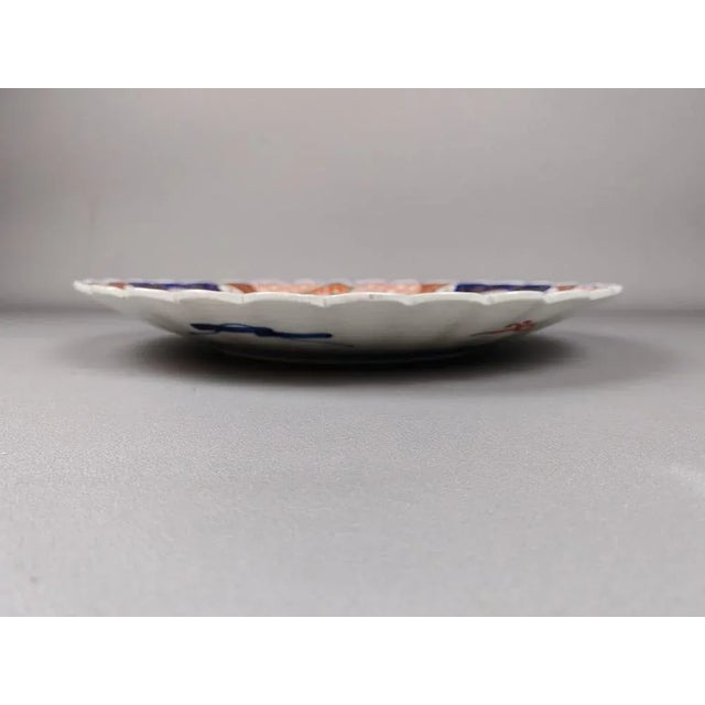 Blue Antique Japanese Imari Plate For Sale - Image 8 of 14
