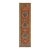 3x20Ft. Brunt Orange Persian Design Inspired Hand Knotted Wool Runner Rug For Sale