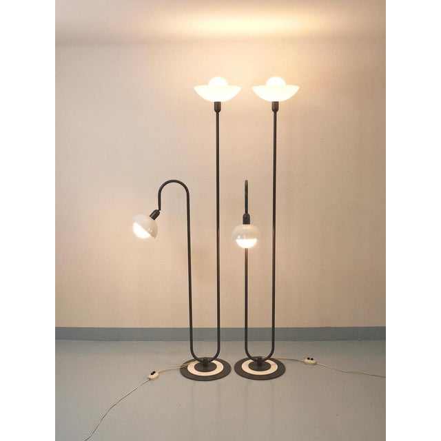 Postmodern Postmodern Uplighter Floor Lamps, Italy, 1980s, Set of 2 For Sale - Image 3 of 18